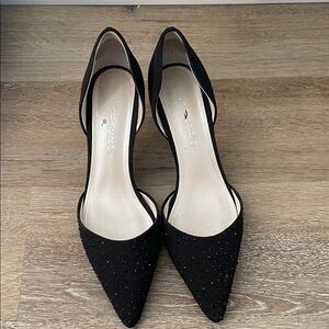 Caparros Black Studded Heels